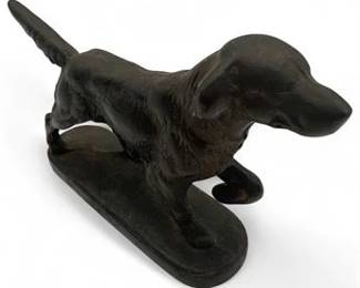 Vintage Cast Iron Hunting Dog Figure
