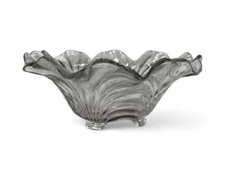 Cambridge Caprice Clear Glass Oval Bowl