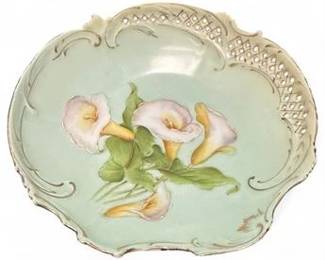 Antique Bavarian Porcelain Celery DishServing Platter