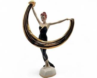 Promise of Gold Porcelain Figurine Designed By Erte For The Franklin Mint