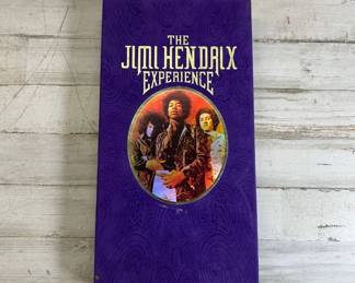 R Lot #78 The Jimi Hendrix Experience 4-CD Box Set 1993 Purple Paisley Rock Music Collector's Edition