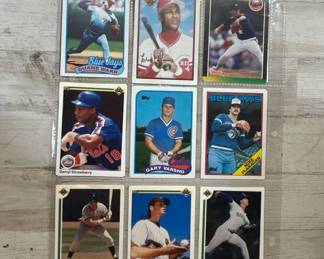 Lot #183 Vintage 1980s-1990s Baseball Card Collection Lot with Stars & Rookies