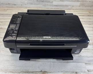 Lot #212 Epson Stylus NX420 All-in-One Inkjet Printer Scanner Copier Black Home Office
