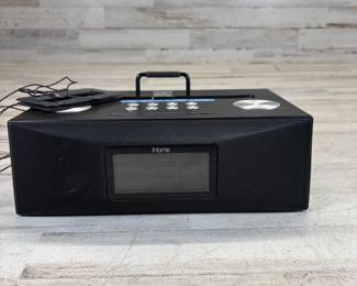 R Lot #134 iHome iD85 iPod Dock Alarm Clock Radio Speaker System AM/FM Black