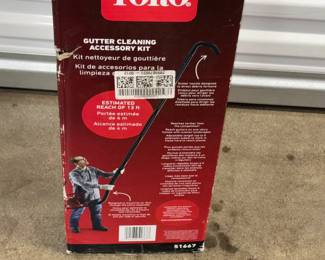N Lot #113 Toro 51667 Gutter Cleaning Accessory Kit Leaf Blower Attachment Extension Tubes Boxed