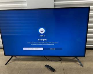 Lot #162 Samsung UN50TU8000F 50-inch 4K UHD Smart TV with Remote February 2020