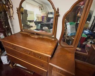 Lot #223 Antique 17th Century Northern European Carved Oak Court Cupboard Cabinet Renaissance Style