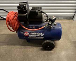 Lot #8 Campbell Hausfeld 5HP 13 Gallon Portable Air Compressor Model WL606000AJ