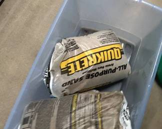 Lot #96 Little Tikes Green Turtle Sandbox with Lid & Quikrete All-Purpose Sand