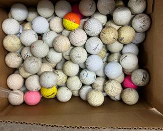 Lot #13 Large Lot Mixed Brand Used Golf Balls Titleist Callaway Nike Practice Balls