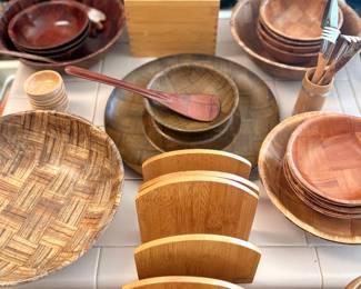 Wooden dishes