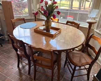 Stunning dining room table and chairs