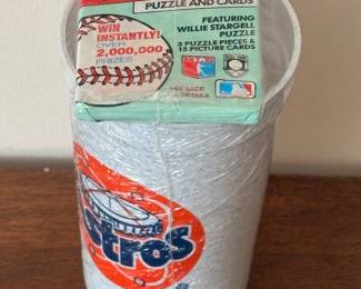 Sports card pack, and cup brand new sealed