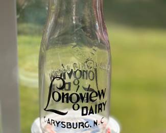 Rare milk bottle Garysburg NC