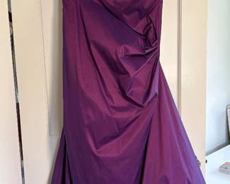 Designer Tadashi Shoji Purple Floor length Size 12 Gown