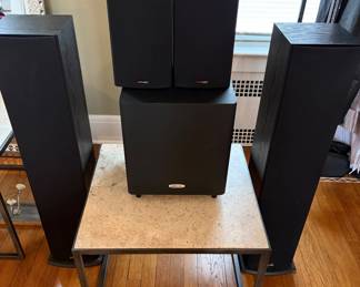 Polk home theatre audio speakers