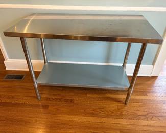 Utility table 46 “W x 74”H