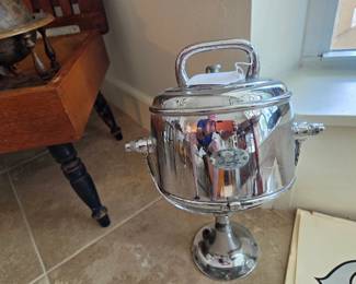 large vintage search light from a yaught