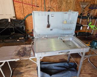 Portable camping kitchen