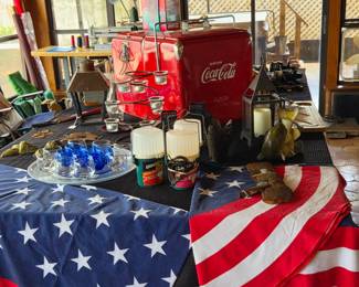 vintage Coca Cola picnic coolers