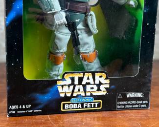 STAR WARS ACTION COLLECTION ELECTRONIC BOBA FETT FIGURE