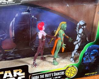STAR WARS: THE POWER OF THE FORCE – JABBA THE HUTT'S DANCERS ACTION FIGURE SET
