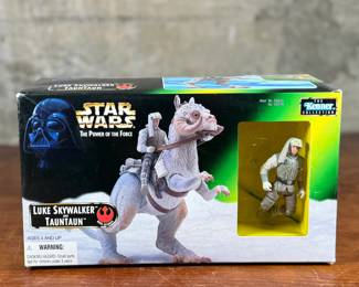 STAR WARS LUKE SKYWALKER & TAUNTAUN - THE POWER OF THE FORCE, KENNER - 1997