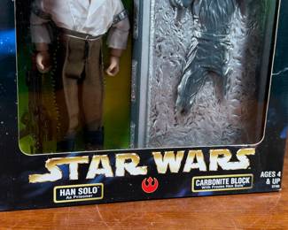 STAR WARS HAN SOLO IN CARBONITE BLOCK ACTION COLLECTION FIGURE