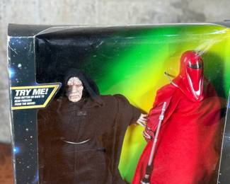 STAR WARS ACTION COLLECTION EMPEROR PALPATINE AND ROYAL GUARD SET