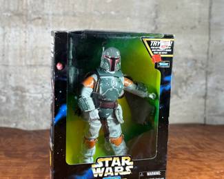 STAR WARS ACTION COLLECTION ELECTRONIC BOBA FETT FIGURE