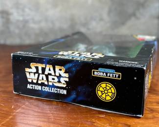STAR WARS ACTION COLLECTION ELECTRONIC BOBA FETT FIGURE