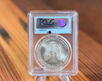 2004 AMERICAN SILVER EAGLE PCGS MS69