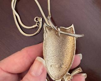 $50 - Vintage enamel necklace signed Eisenberg