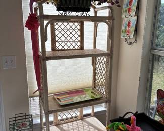 31 80.00 Bamboo shelve 25Wx14Dx66"T