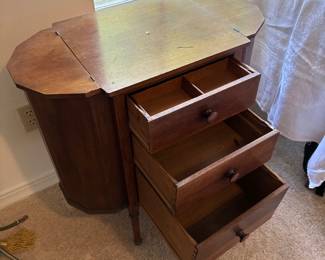 39 75.00 Sewing cabinet vintage 27Wx14Dx27H