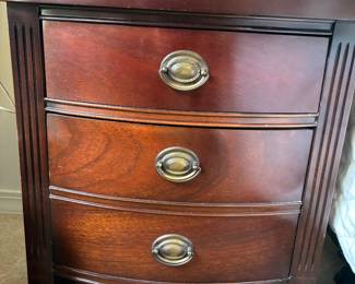 37 75.00 Matching night stand 2 drawers 20Wx15Dx26H