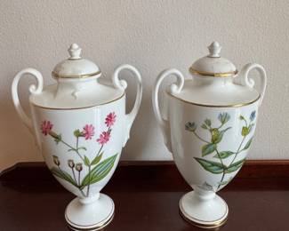 #51- $80 -Minton Meadow Smooth pattern vases