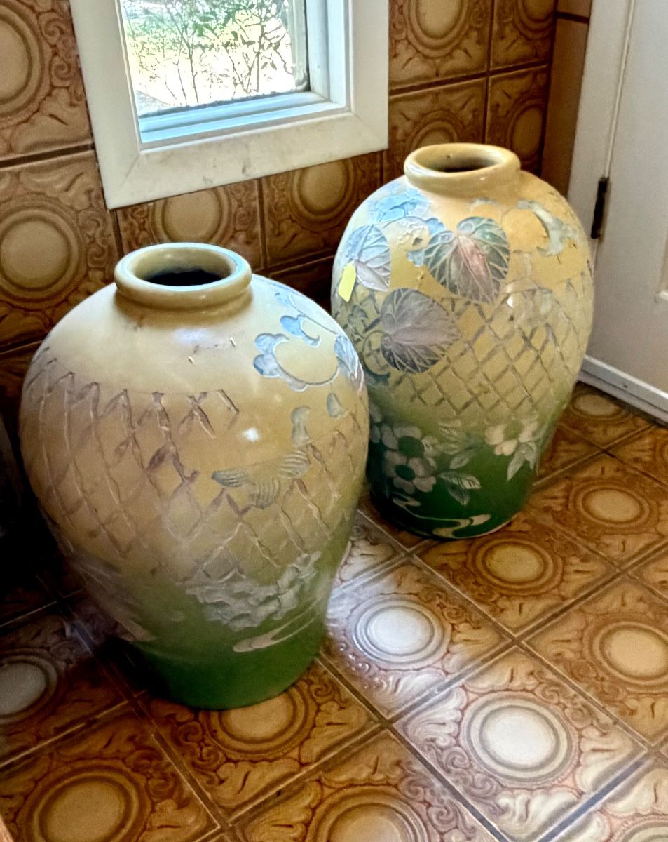 Designer ceramic vases 
