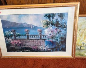 Joyce Pike floral seascape