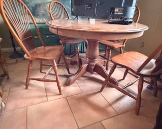 New cherry wood table with leaf