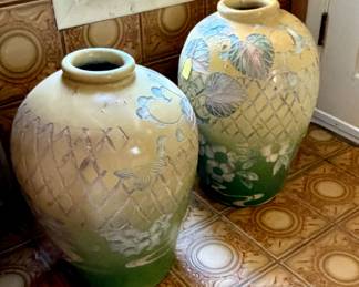 Designer ceramic vases 