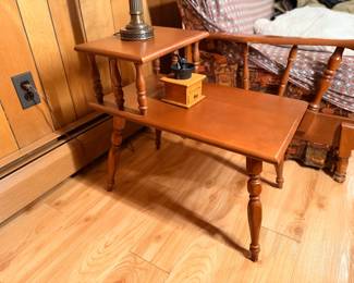 2 tier wooden side table (Set of 2)