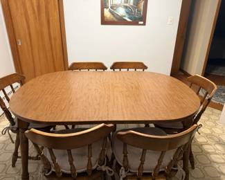 Table and chairs
