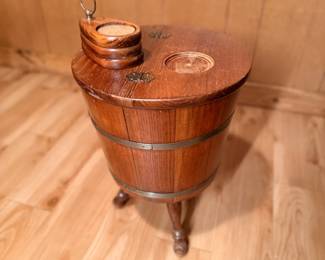 Barrel side table