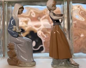 Lladro Porcelain Girl with Duck