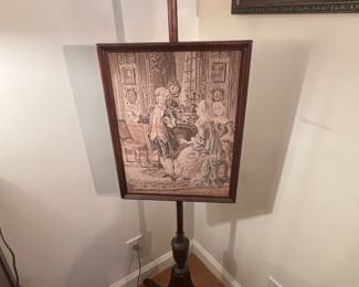 Tilt top tapestry