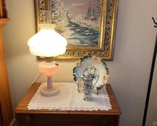 RS Prussia bowl , chocolate pot