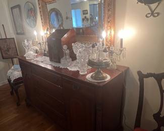 Willet buffet, Crystal candle opera lamps