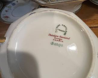 Haviland France mark on set