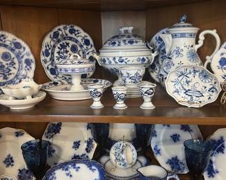 Flow blue , Johnson bro Holland pattern